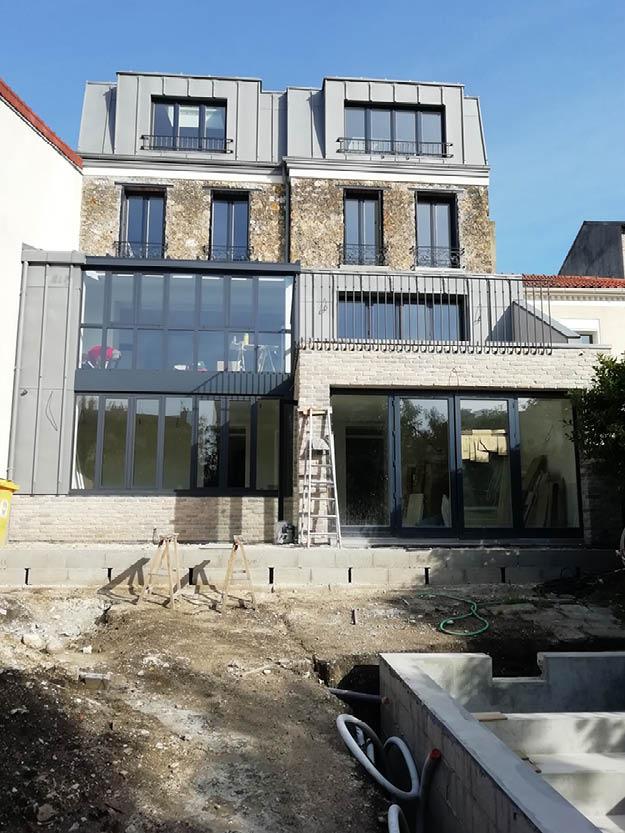 Extension et surélévation de maison par BHD